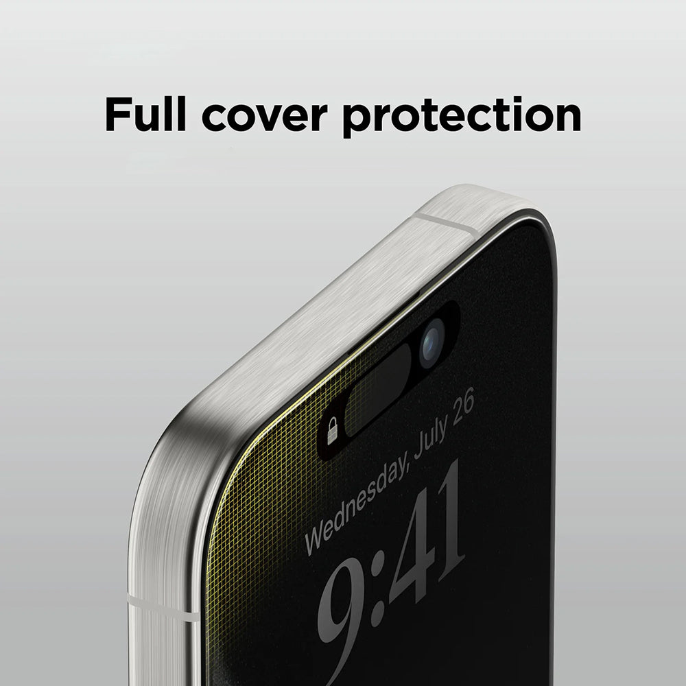 Skjermbeskyttelsesfolie Privacy Anank 5X Reinforced 180 for Apple iPhone 17, Herdet Glass, Full Lim, 2.5D