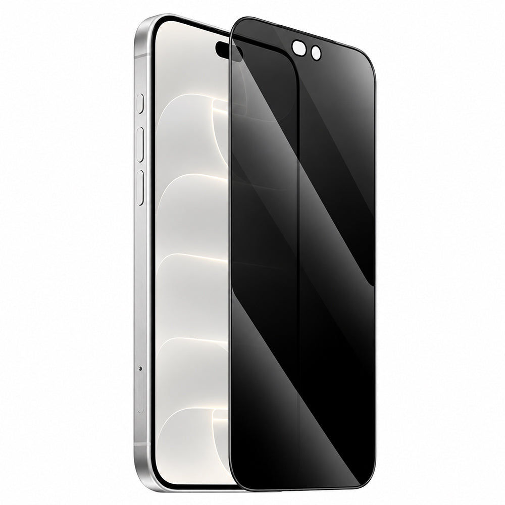 Blueo Anti-Peep Applicator Pro personvernsskjermbeskytter for Apple iPhone 18 Pro Max, herdet glass, heldekkende lim