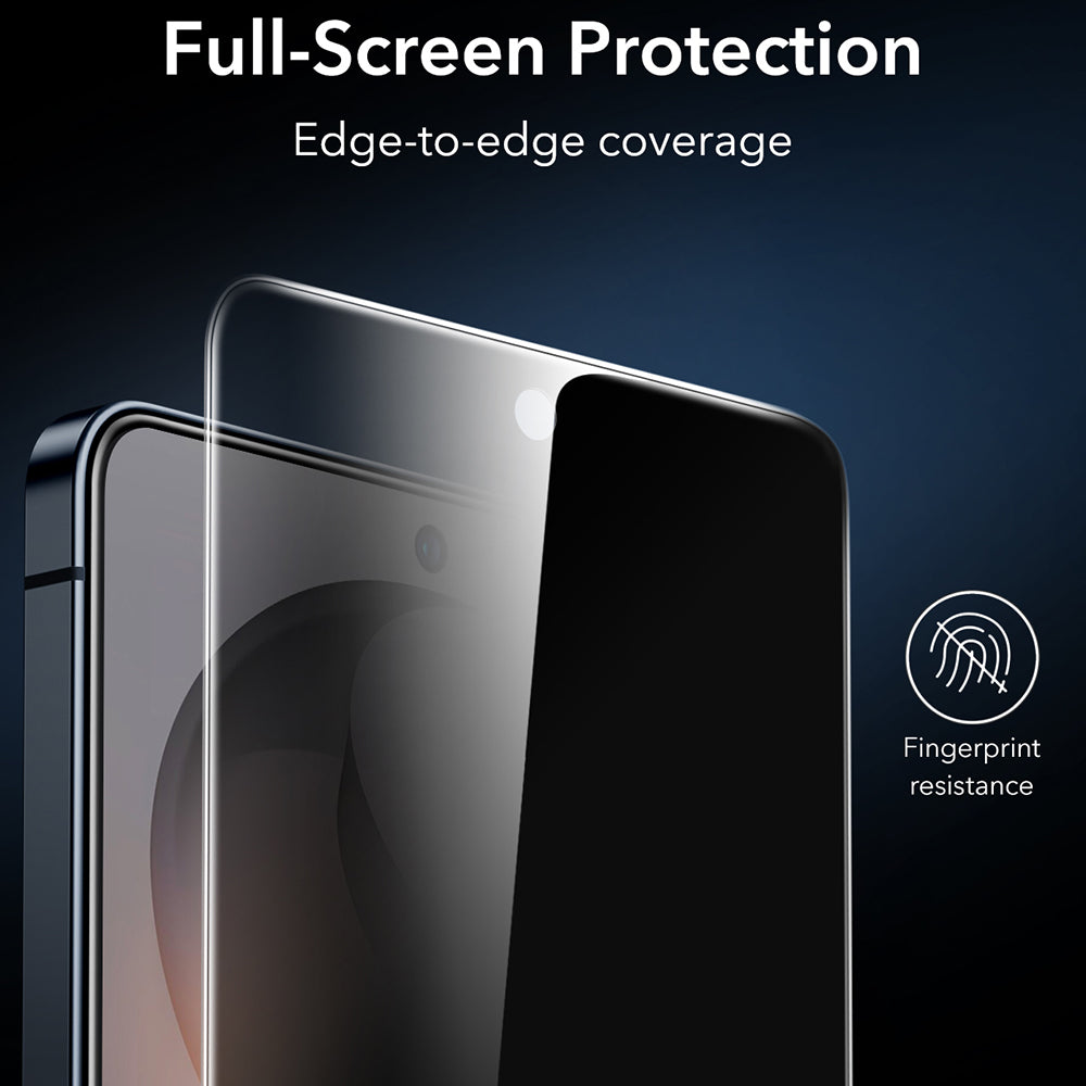 Beskyttelsesfolie Ecran Privacy ESR Armorite for Samsung Galaxy S26 Ultra S948, Herdet Glass, Full Lim
