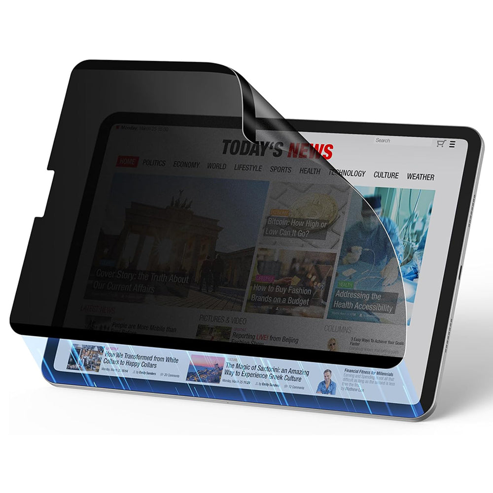 Beskyttelsesfolie Ecran Privacy ESR Magnetic for Apple iPad Pro 12.9 (2022) / Pro 12.9 (2021) / Pro 12.9 (2020), Plast