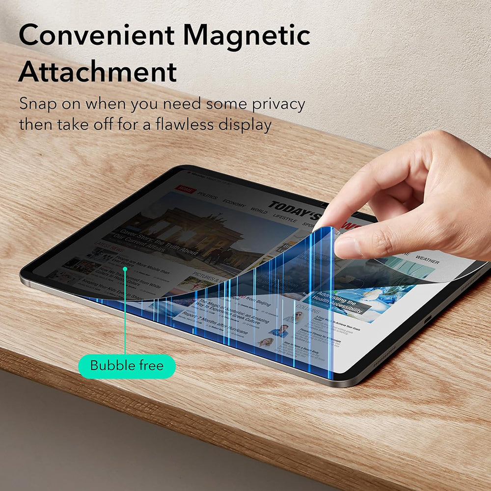 Beskyttelsesfolie Ecran Privacy ESR Magnetic for Apple iPad Pro 13 (2024), Plast