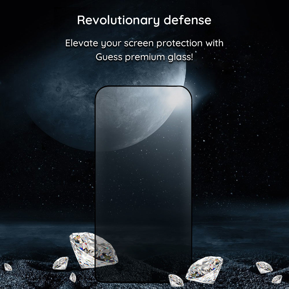 Beskyttelsesfilm Privacy Guess for Apple iPhone 16 Pro Max, Herdet glass, Full lim, 2.5D