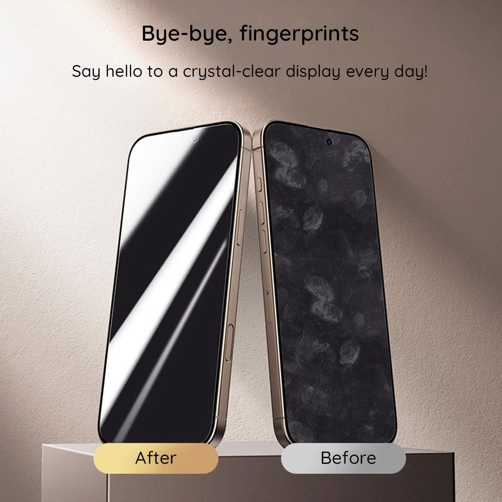 Beskyttelsesfilm Privacy Guess for Apple iPhone 16 Pro Max, Herdet glass, Full lim, 2.5D