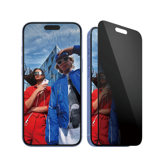 Beskyttelsesfolie for skjerm Privacy PanzerGlass Ultra-Wide Fit EasyAligner for Apple iPhone 16 Plus / 15 Plus, Herdet glass, Full lim