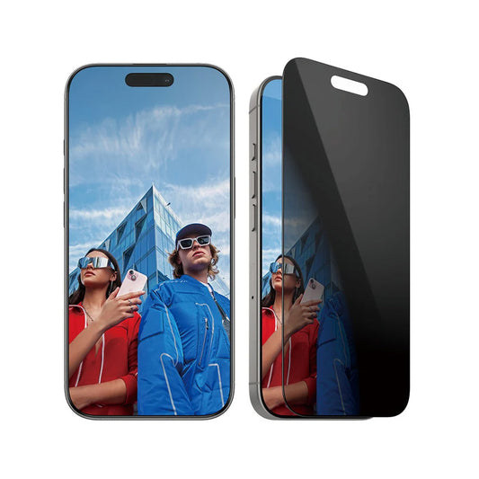 Beskyttelsesfolie Skjerm Privacy PanzerGlass Ultra-Wide Fit EasyAligner for Apple iPhone 16 Pro, Herdet Glass, Full Lim