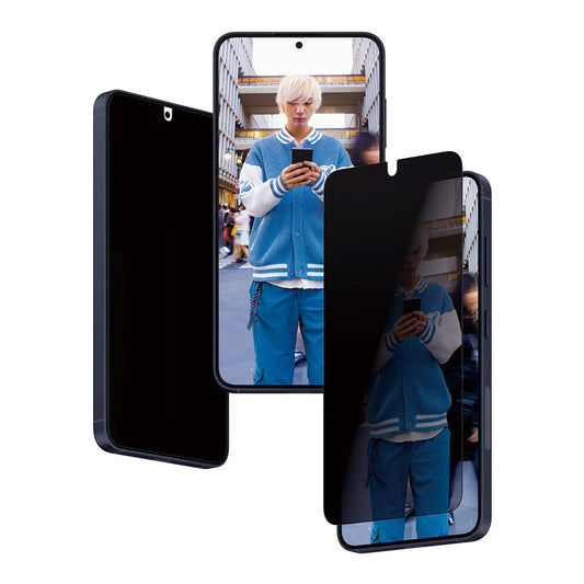 Beskyttelsesfolie Skjerm Privacy PanzerGlass Ultra-Wide Fit EasyAligner for Samsung Galaxy S24 S921, Herdet Glass, Full Lim