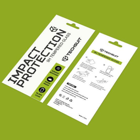 Skjermbeskytter Privacy Techsuit for Apple iPhone 17 Air, Herdet Glass, Full Lim, 111D