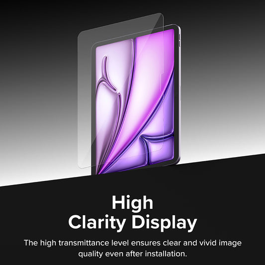Ringke Easy Slide skjermbeskyttelse for Apple iPad Air 11 (2026) / Air 11 (2025), Herdet glass, Full lim