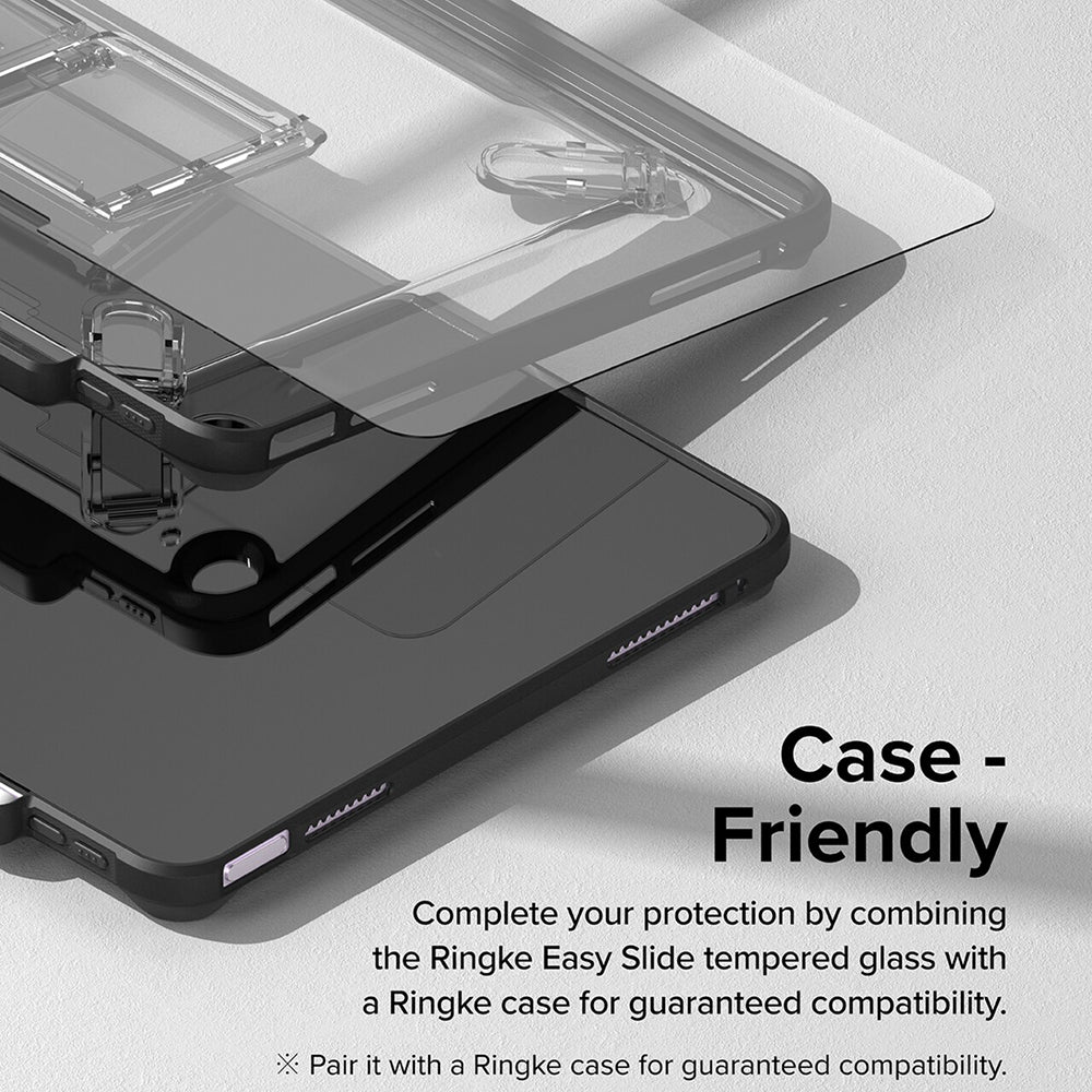 Ringke Easy Slide skjermbeskyttelse for Apple iPad Air 13 (2026) / Pro 13 (2025), Herdet glass, Full lim