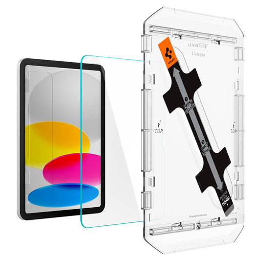 Skjermbeskyttelsesfilm Spigen GlastR EZ FIT for Apple iPad (2025) / (2022), Herdet glass, Full lim AGL05554