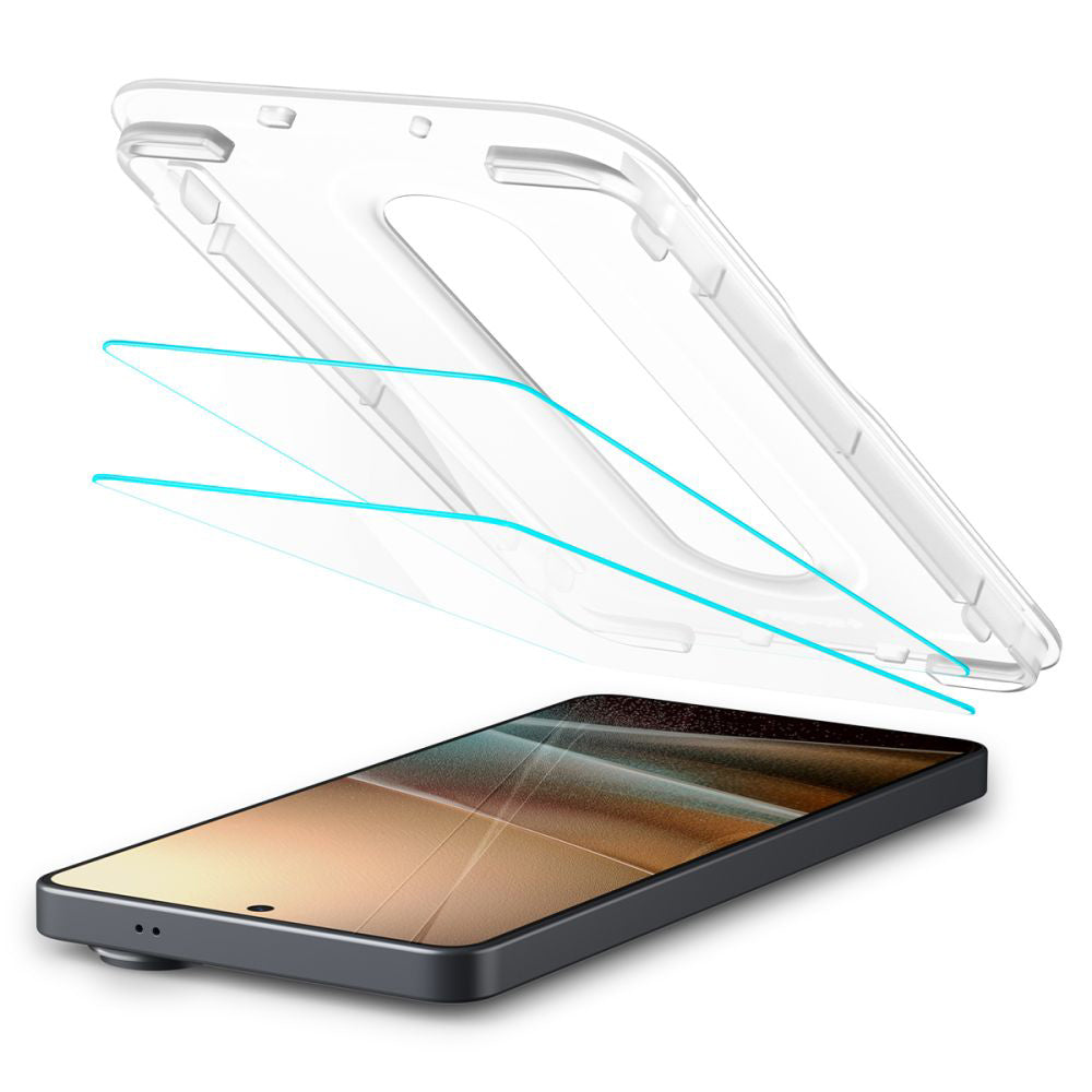 Skjermbeskyttelsesfolie Spigen GlastR EZ FIT Pro HD Anti-Reflection for Samsung Galaxy S26 Ultra S948, Herdet glass, Full lim, Sett med 2 stykker