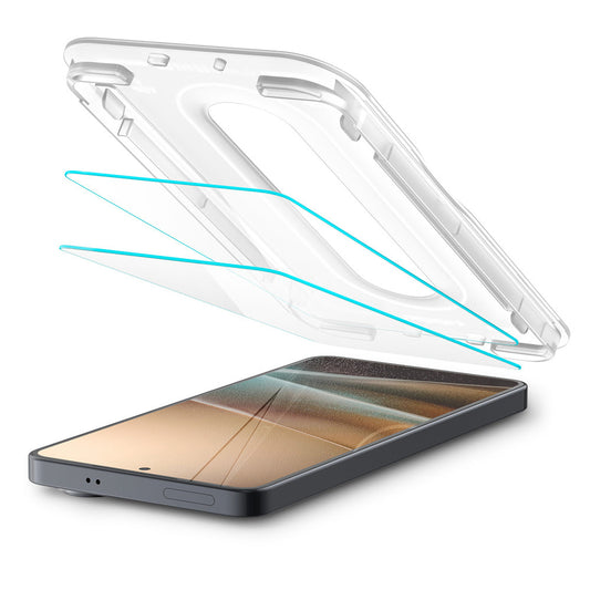 Skjermbeskytter Spigen GlastR EZ FIT Pro HD (Anti-Reflection) for Samsung Galaxy S26 Plus S947, Herdet glass, Full lim, Sett med 2 stykker
