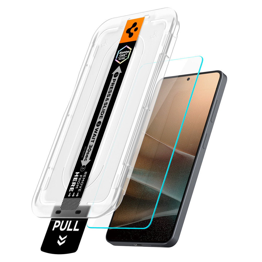 Skjermbeskytter Spigen GlastR EZ FIT Pro HD (Anti-Reflection) for Samsung Galaxy S26 Plus S947, Herdet glass, Full lim, Sett med 2 stykker