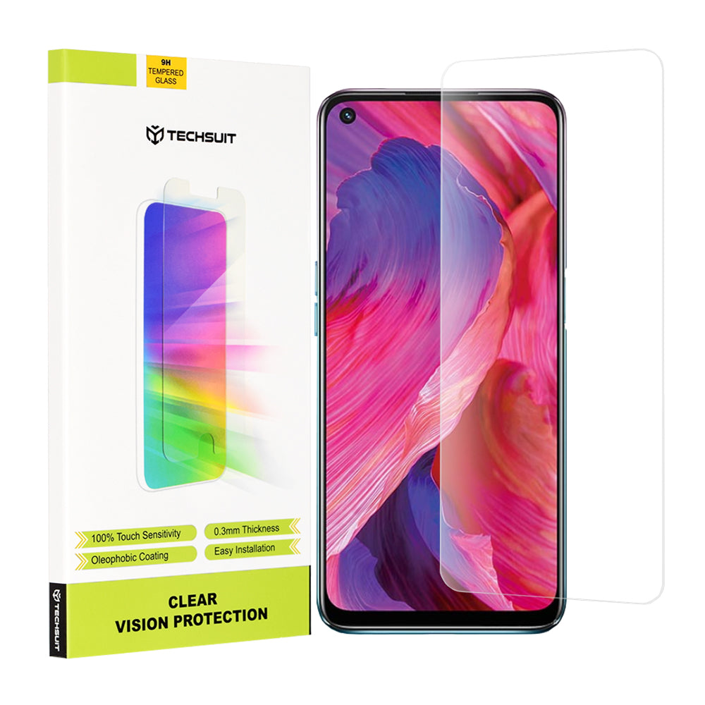 Beskyttelsesfilm Techsuit Clear Vision for OnePlus Nord N200 5G / A74 5G / A54 5G, Herdet Glass, Full Lim