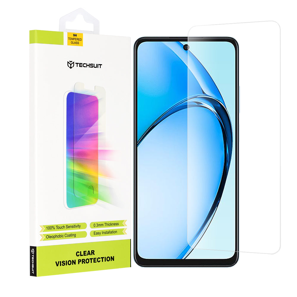 Beskyttelsesfolie Techsuit Clear Vision for Oppo A60, Herdet Glass, Full Lim