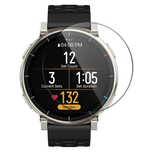 Skjermbeskytter Techsuit Nano Flex for Amazfit Active 3 Premium, Plast, Sett med 2 stykker, Svart