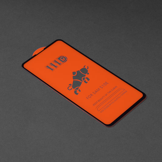 Techsuit skjermbeskyttelse for Samsung Galaxy S10e G970, Herdet glass, Full lim, 111D, Svart