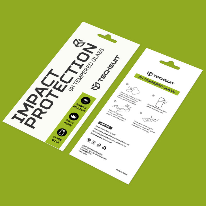 Skjermbeskyttelsesfolie Techsuit for Xiaomi 17 Ultra, Herdet glass, Full Glue, 111D, Svart