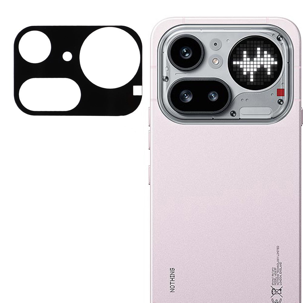 Techsuit bakre kamerabeskyttelsesfilm for Nothing Phone (4a) Pro, herdet glass, svart