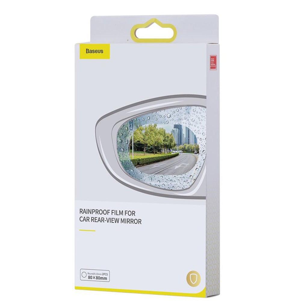Baseus Anti Regn Speilfolie, 135mm x 95mm, Plast, Sett med 2 stykker SGFY-C02