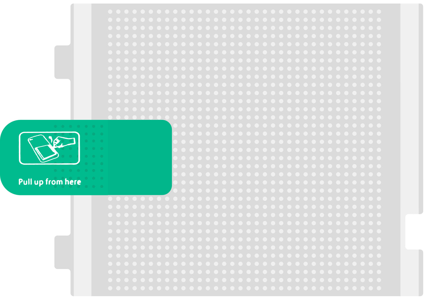 Nokia G42 Film for fjerning av batteri, servicepakke A020074040H001