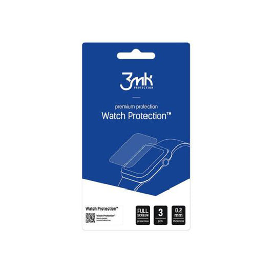Beskyttelsesfolie 3MK Arc for Xiaomi Watch 5, Sett med 3 stykker, Plast