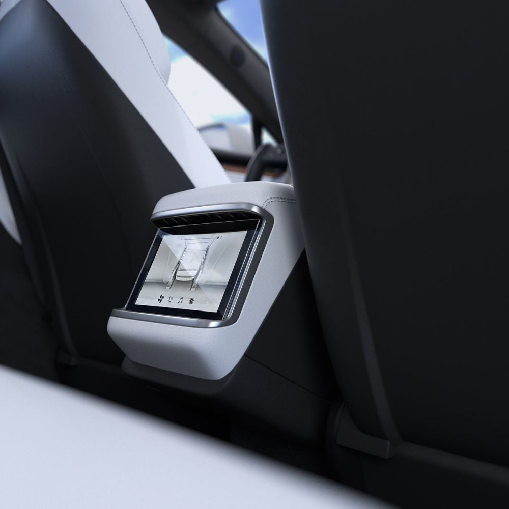 Spigen GlastR Slim Anti-Glare Beskyttelsesfilm for Real Touchscreen Tesla X / S (2022 - 2021), Herdet Glass, Svart