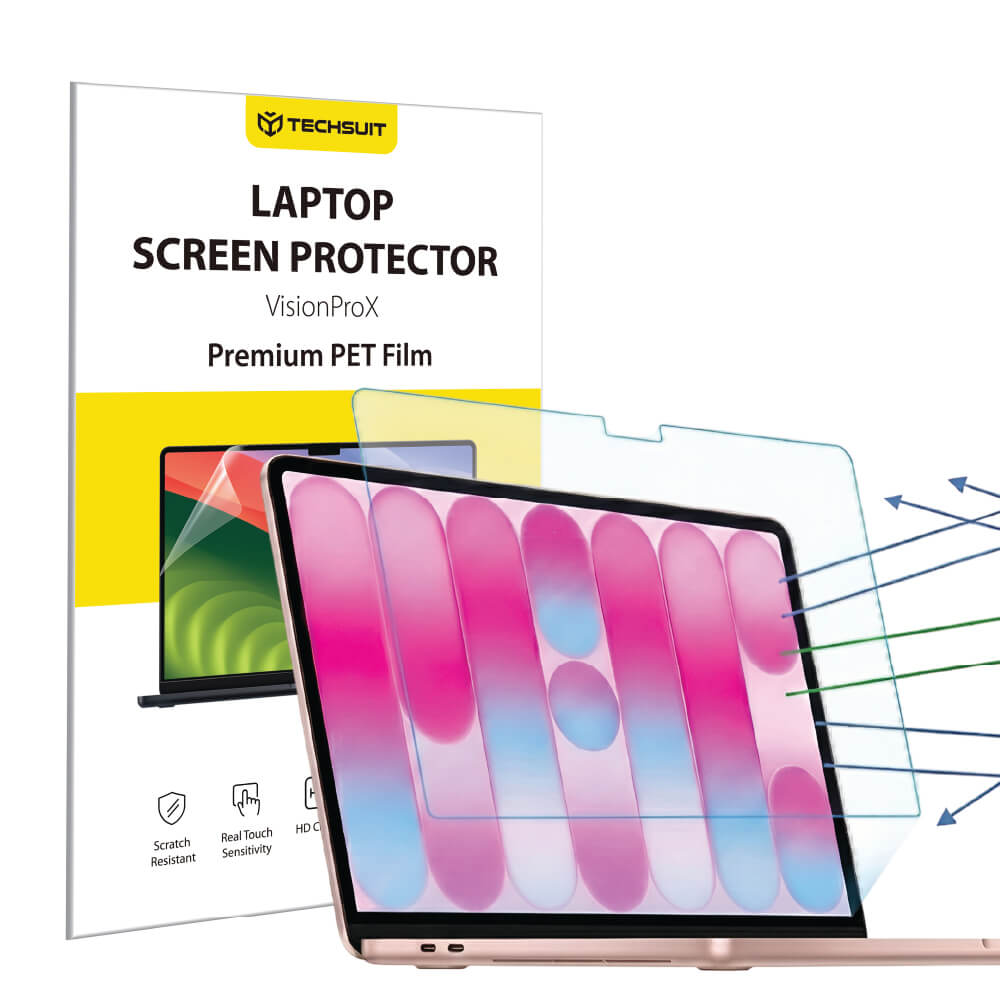 Skjermbeskyttelsesfilm Anti Blue Light Techsuit VisionProX for Apple MacBook Neo 13 tommer, plast