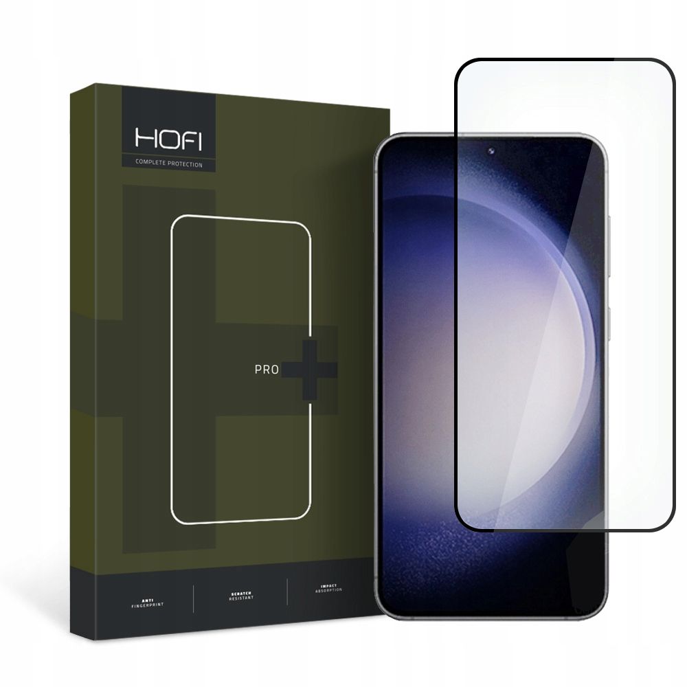 Skjermbeskytter HOFI PRO+ for Samsung Galaxy S23 S911, Herdet Glass, Full Lim, Svart