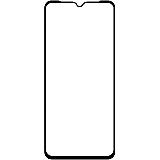 OEM skjermbeskyttelsesfolie for Xiaomi Redmi 9A / Xiaomi Redmi 9C, Herdet glass, Full Face, Full Glue, 5D, 0.3mm, Svart
