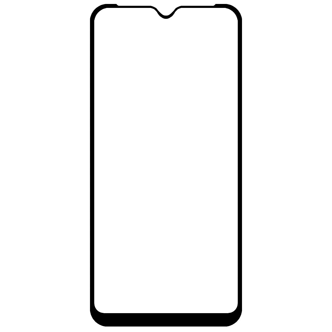OEM skjermbeskyttelsesfilm for Samsung Galaxy A10 A105, full lim, svart