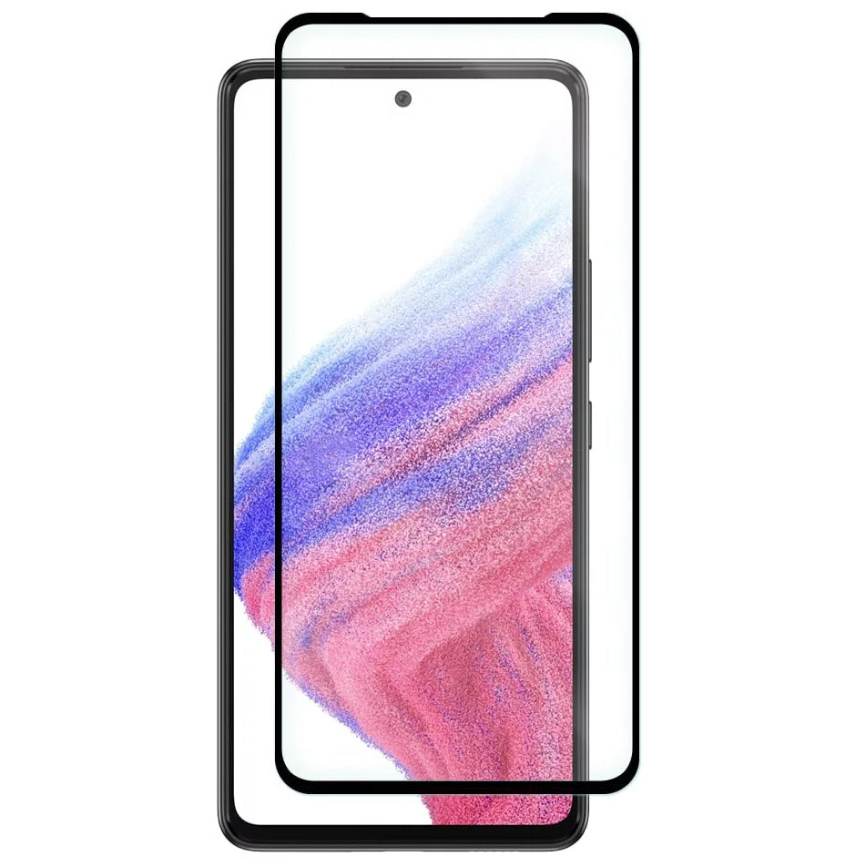 Skjermbeskyttelsesfolie OEM for Samsung Galaxy A53 5G A536, Herdet Glass, Full Lim, 5D, Svart