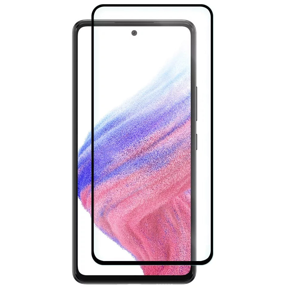 Skjermbeskyttelsesfolie OEM for Samsung Galaxy A53 5G A536, Herdet Glass, Full Lim, 6D, Svart