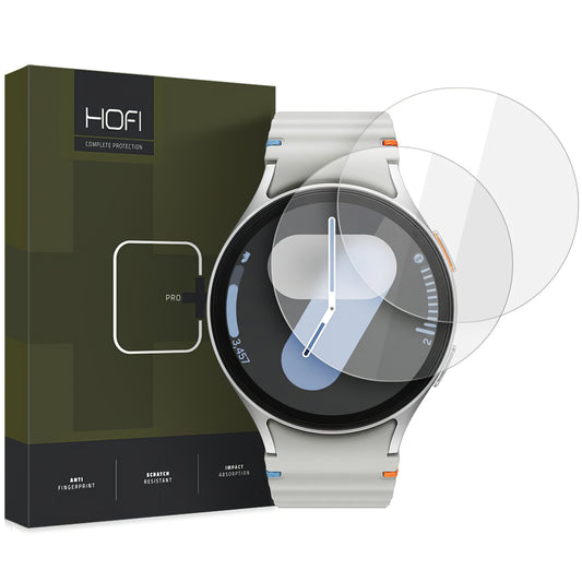 HOFI Glass PRO+ beskyttelsesfilm for Samsung Galaxy Watch7 / Watch6 / Watch5 / Watch4 44mm 44mm-serien, sett med 2 deler, glassbeskyttet