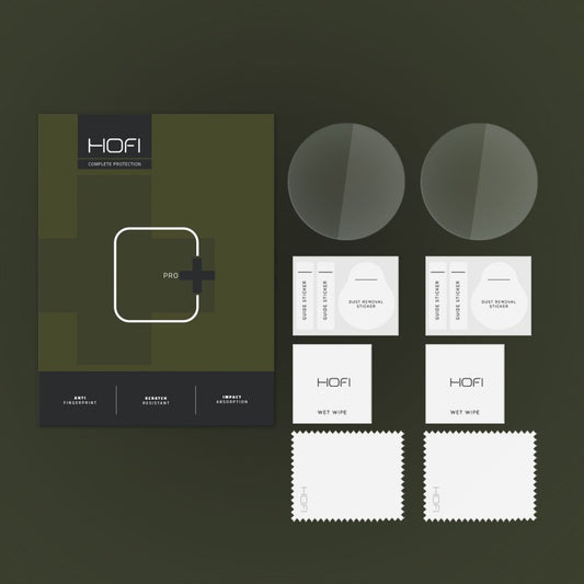 HOFI PRO+ Beskyttelsesfilm for Huawei Watch GT 4 46mm, Sett med 2 stk, Herdet Glass