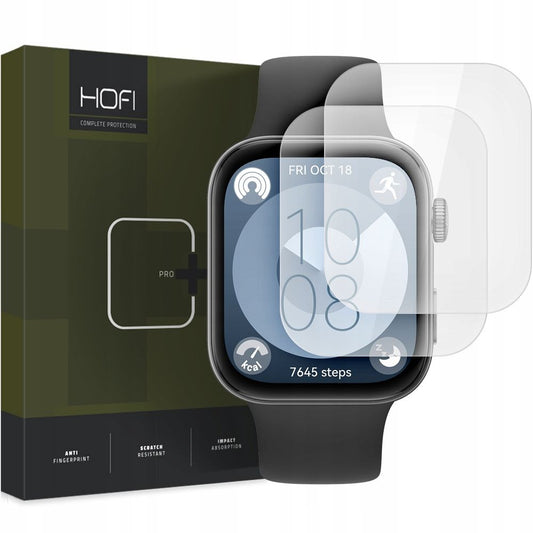 HOFI PRO+ beskyttelsesfilm for Huawei Watch Fit 3, sett med 2 deler, plast
