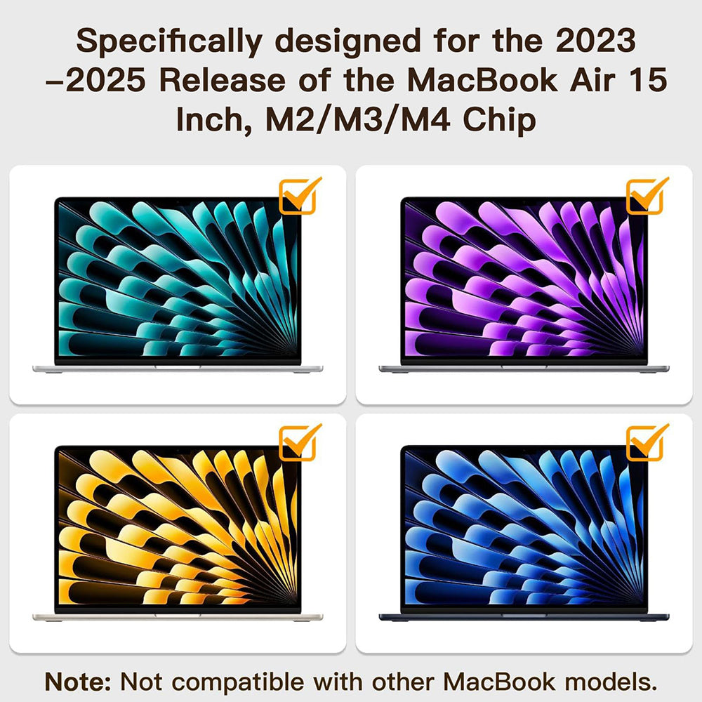 Matt skjermbeskyttelsesfolie Anti Blue Light Techsuit VisionProX for Apple MacBook Air M3 15 tommer (2024) / Air M2 15 tommer (2023), Plast