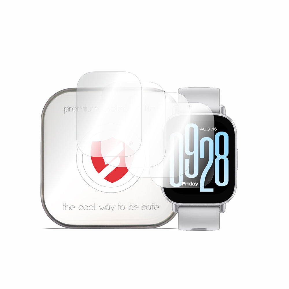 Smart Protection Premium Classic beskyttelsesfilm for Xiaomi Redmi Watch 5 Active, sett med 4 stk, plast