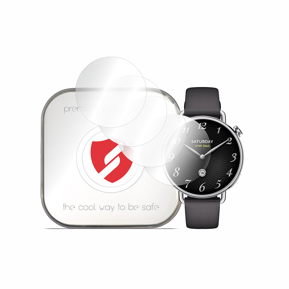 Smart Protection Premium Classic beskyttelsesfilm for Xiaomi Watch S4, sett med 4 stykker, plast