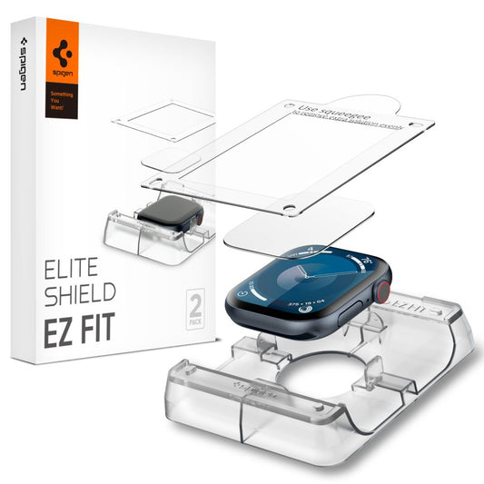 Spigen Elite Shield EZ FIT for Apple Watch 46mm Series, sett med 2 deler, plast AFL08579