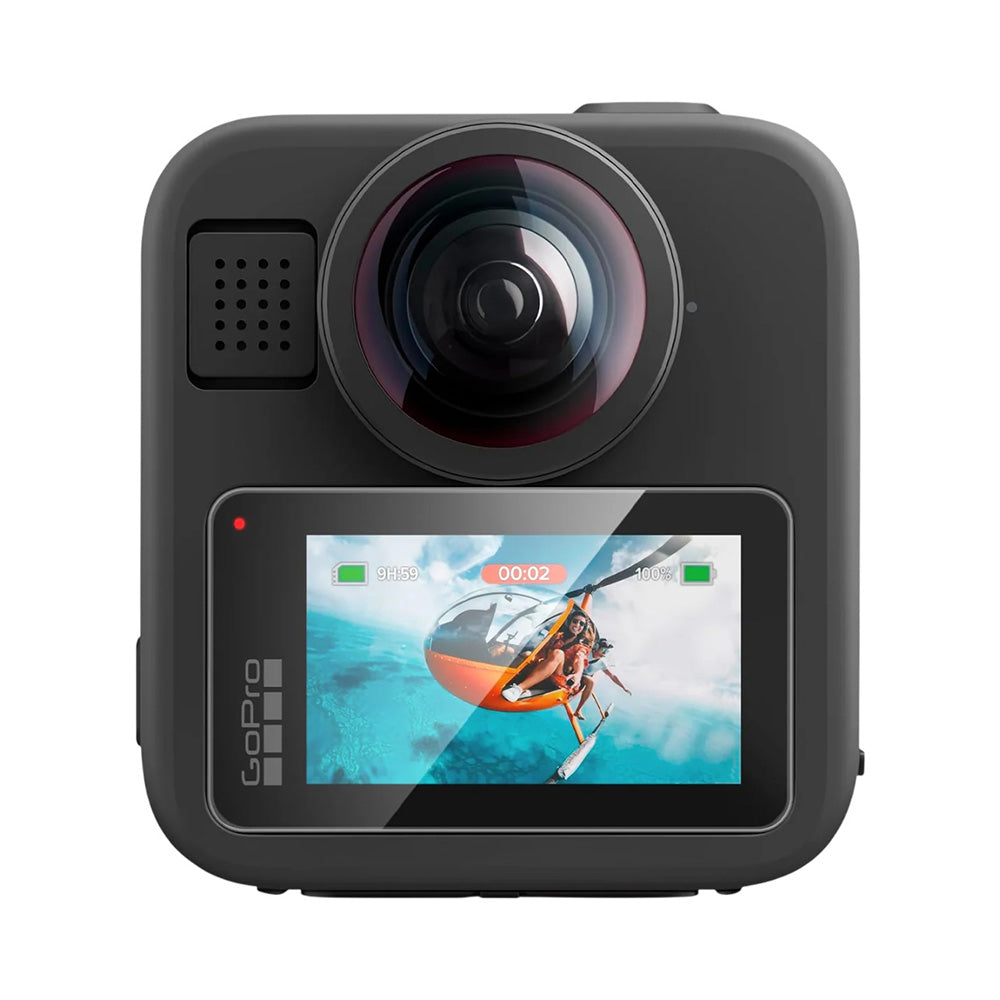 Skjermbeskyttelsesfolie Spigen GlastR Slim for GoPro Max 2, Sett med 2 stykker, Herdet glass AGL11230