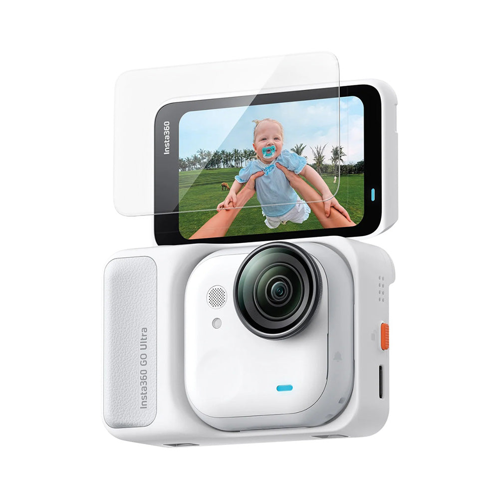 Skjermbeskytter Spigen GlastR Slim for Insta360 Go Ultra, Herdet Glass, Sett med 2 stykker AGL11171