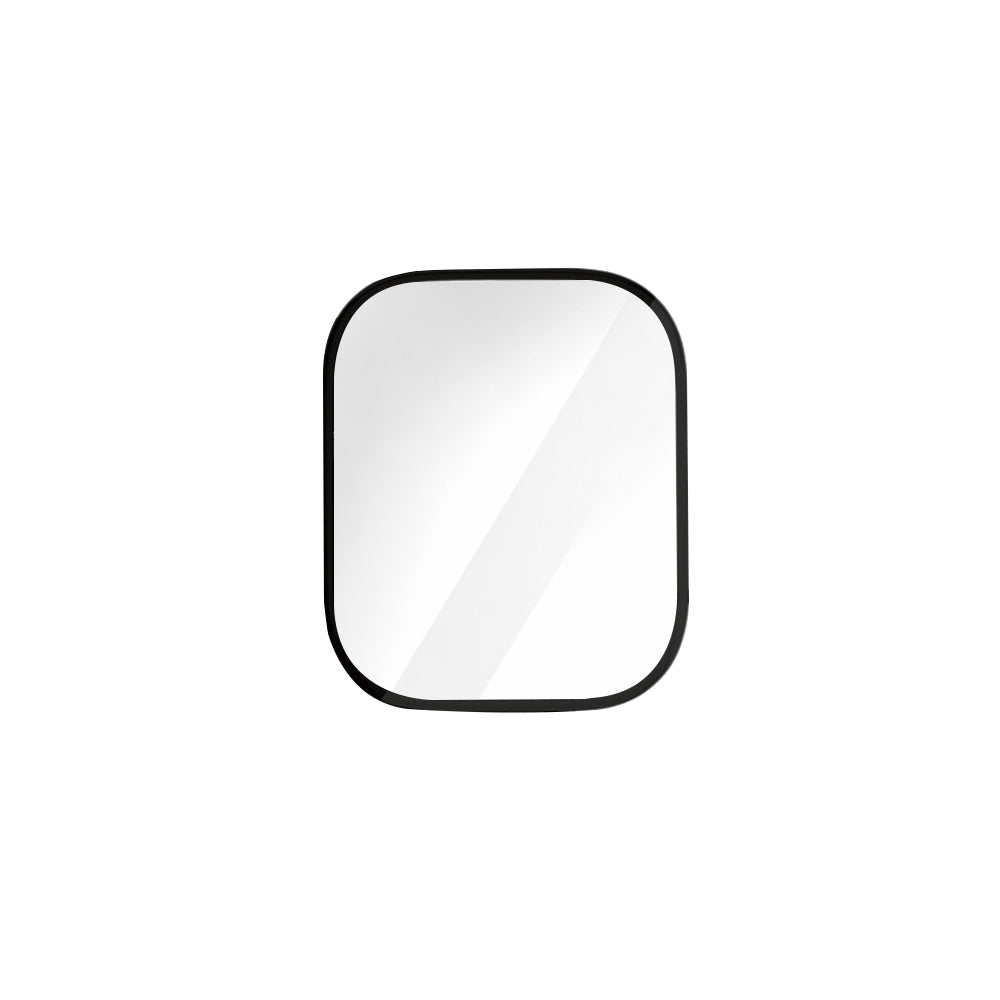 Techsuit Nano Flex beskyttelsesfolie for Apple Watch Series 10 / 11 46mm, Sett med 2 stykker, Plast, Svart