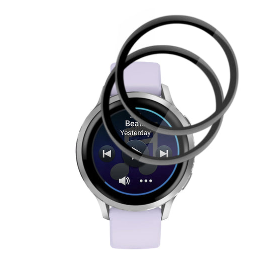 Beskyttelsesfolie Techsuit Nano Flex for Garmin Venu 4 41mm, Sett med 2 stykker, Plast, Svart