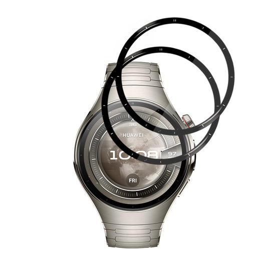 Beskyttelsesfolie Techsuit Nano Flex for Huawei Watch 5 46mm, Sett med 2 stykker, Plast, Svart