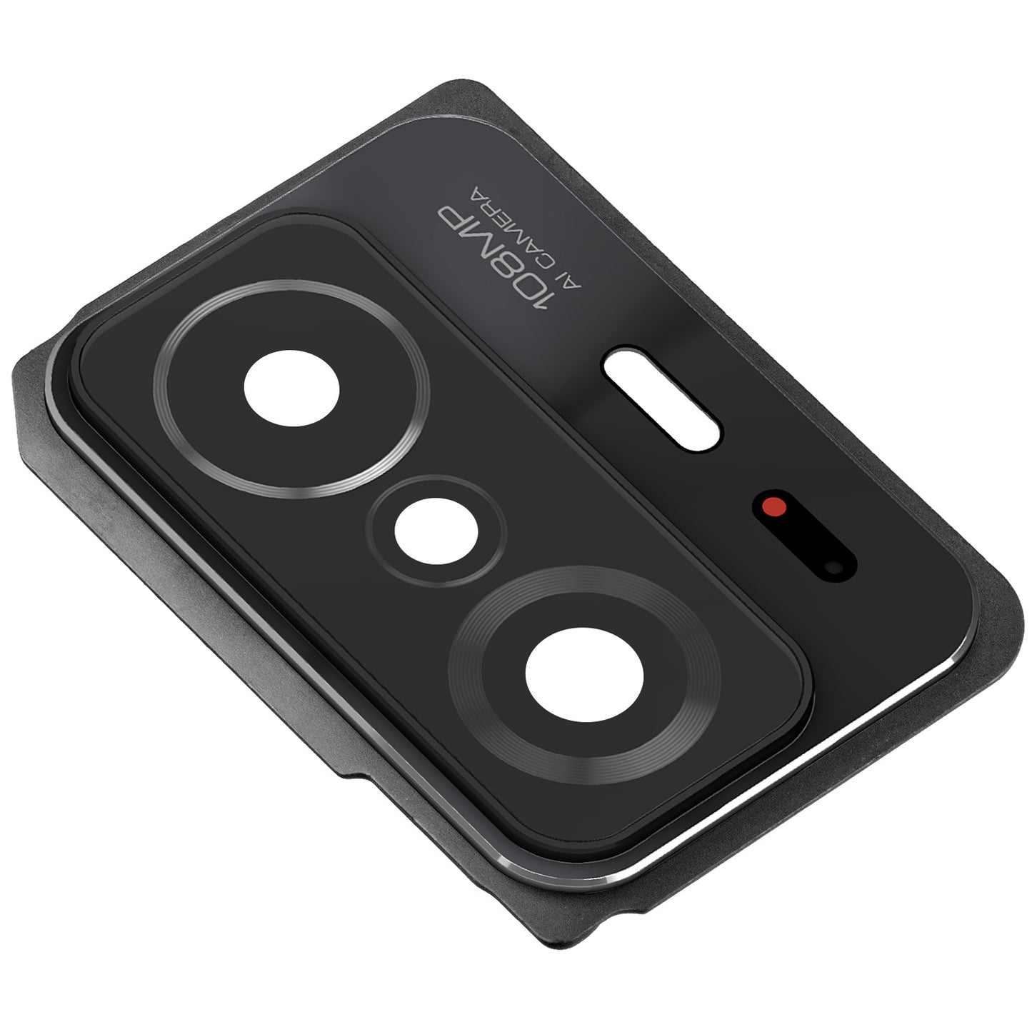 Bakre kameraglass Xiaomi 11T / 11T Pro, med ramme, svart
