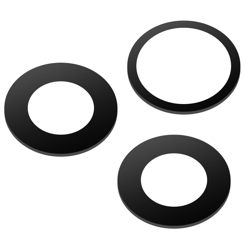 Bakre kameraglass Apple iPhone 11 Pro Max, Wide + UltraWide + Telephoto, Svart