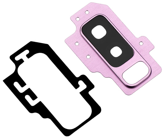 Geam Kamera Kamera Spate Samsung Galaxy S9+ G965, cu Rama, Mov
