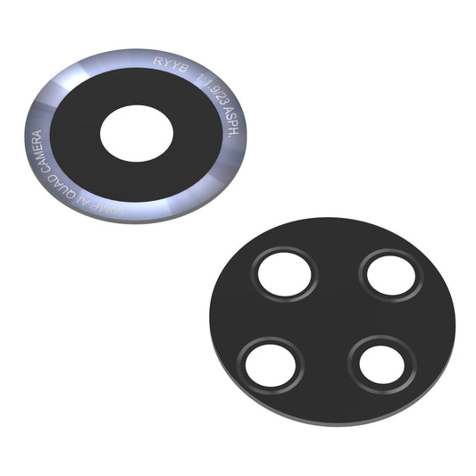 Kameraglass bak Huawei nova 9, Wide + UltraWide + Macro + Depth, Svart