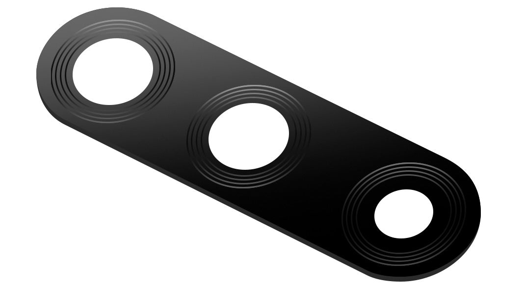 Bakre kameraglass Huawei P30 lite, svart